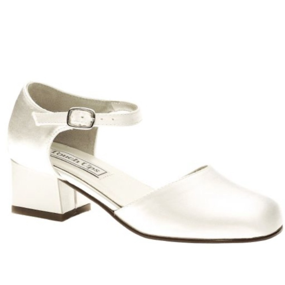 Touch Ups by Benjamin Walk White Mary Jane Shoes